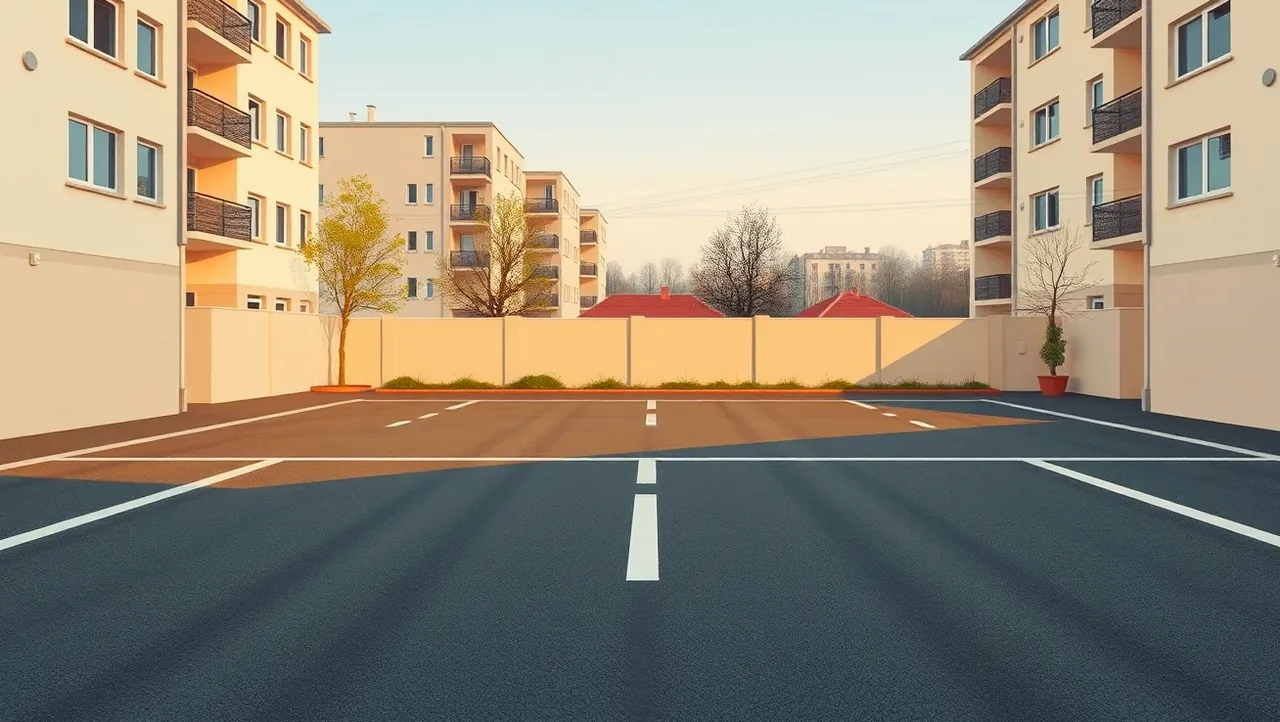 Zaparkované moderné osobné auto pred rodinným domom