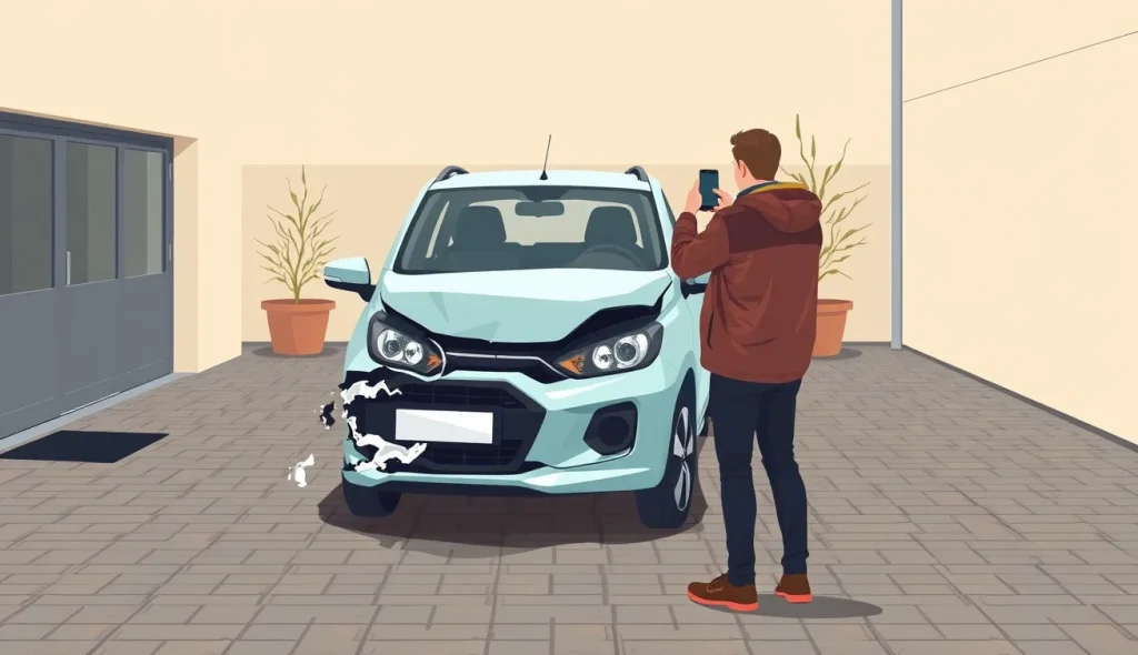 Vodič kontroluje technický stav vozidla pred vykonaním vstupnej obhliadky