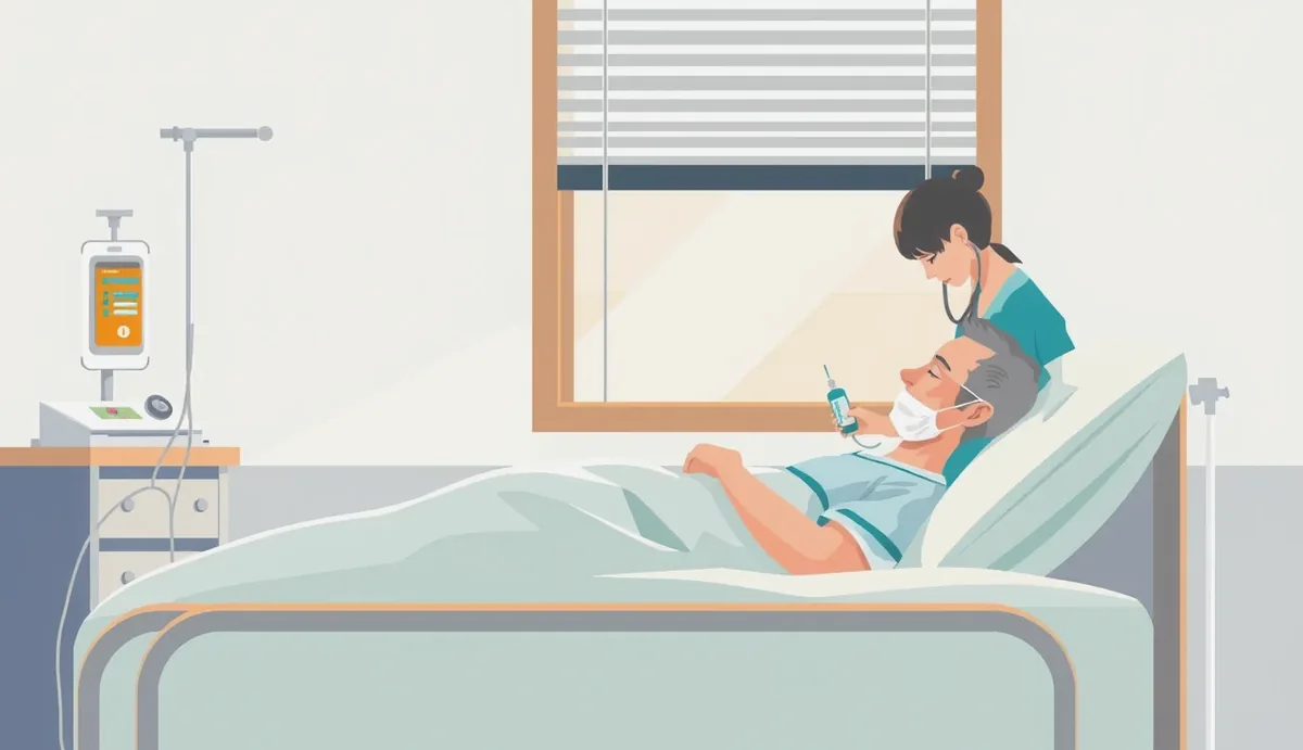 Starší muž konzultuje svoj zdravotný stav s lekárom v ambulancii