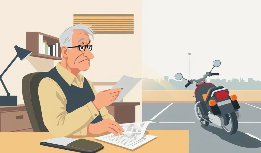Vodič vypisuje správu o nehode na kapote motorového vozidla