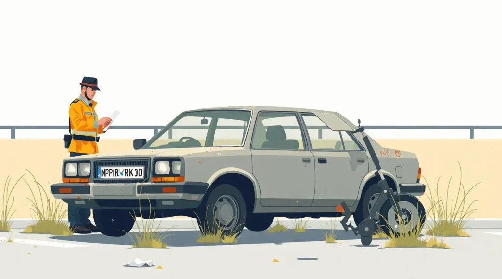 Pracovník asistenčnej služby nakladá nepojazdné osobné auto na odťahové vozidlo