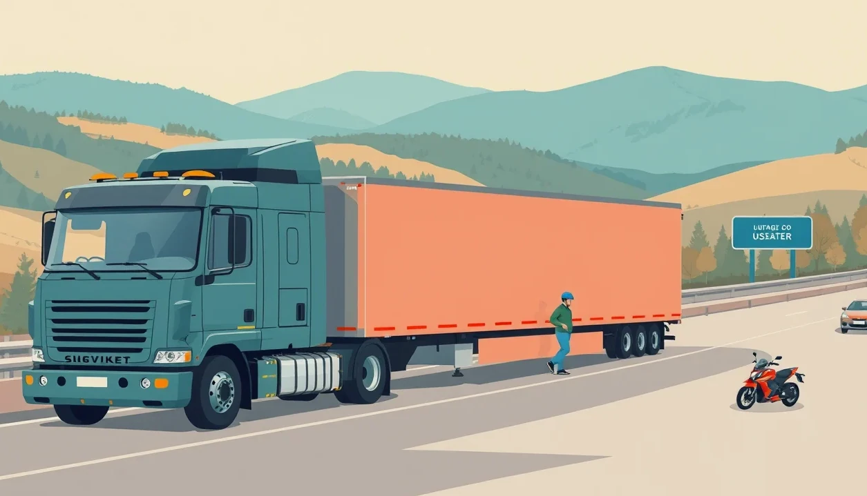 Technik na stanici technickej kontroly kontroluje údaje úžitkového vozidla Iveco v počítačovom systéme