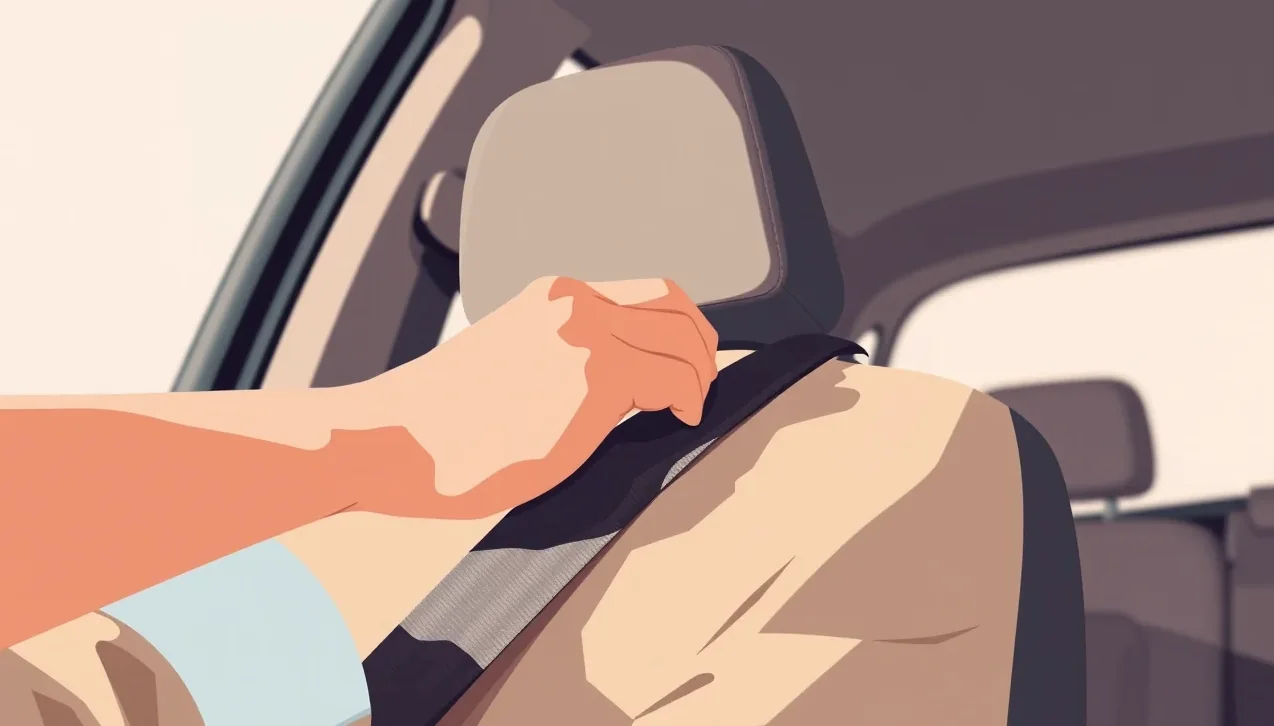 Policajné auto so zapnutým majákom dokumentujúce dopravnú nehodu na ceste