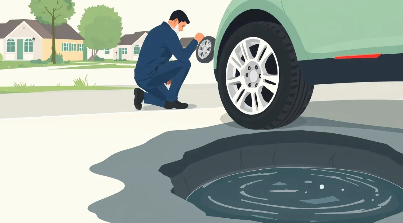Pohľad na palubnú kameru snímajúcu cestu cez čelné sklo automobilu