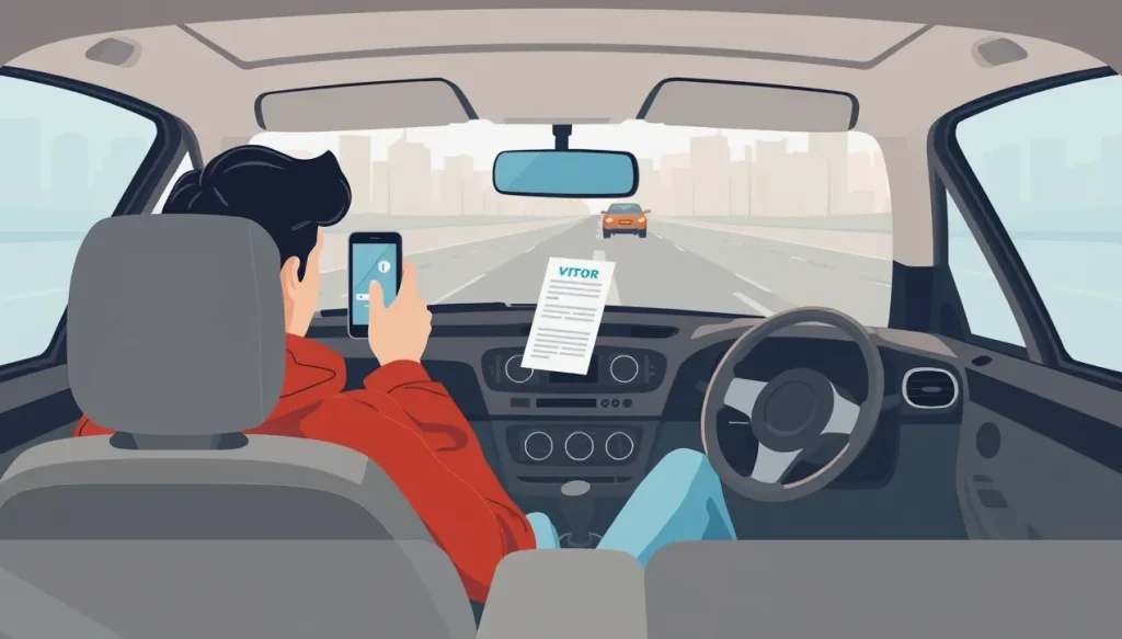 Mechanik v autoservise vymieňa prasknuté čelné sklo na osobnom automobile