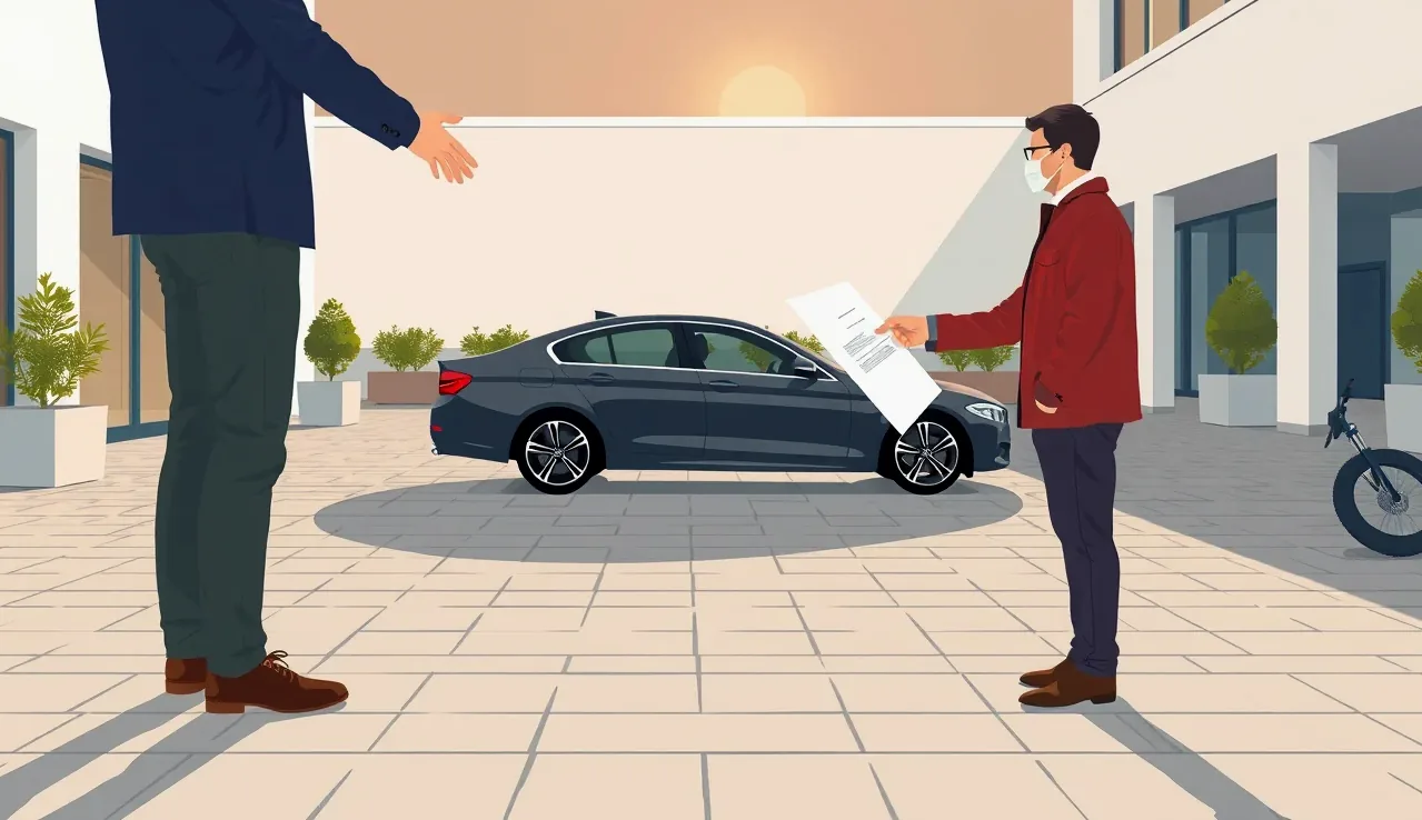 Detail prednej masky a svetlometu moderného vozidla BMW na ceste