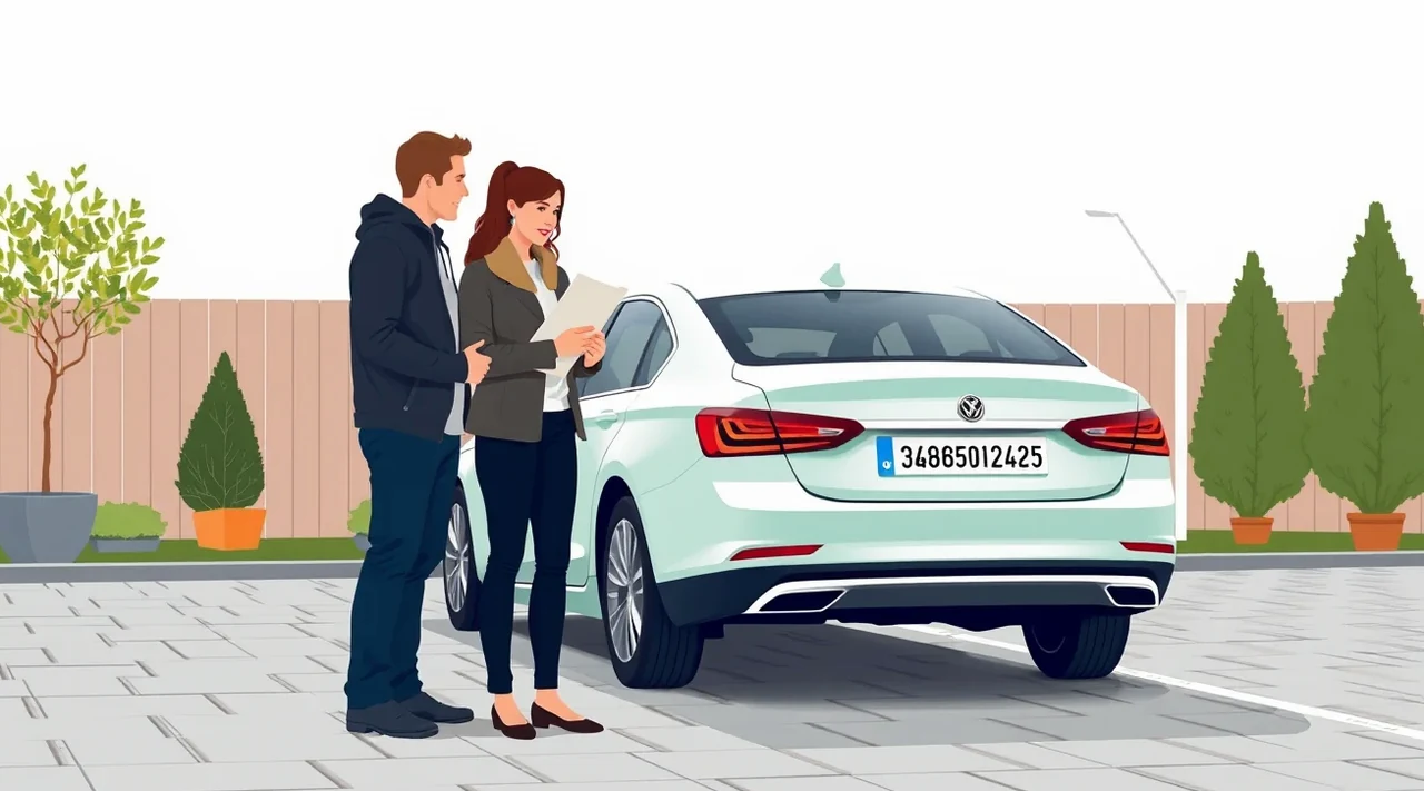 Dovezené osobné auto zaparkované na súkromnom pozemku pred absolvovaním technickej kontroly