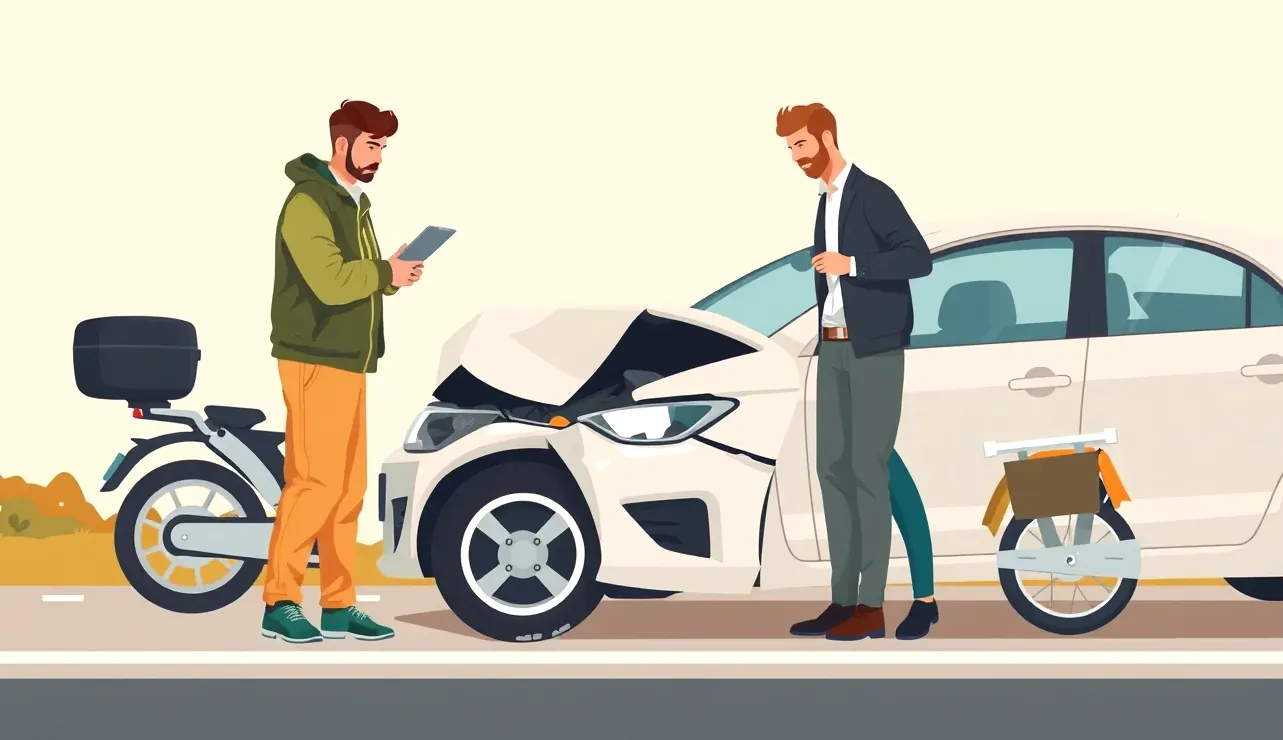 Pracovník stanice technickej kontroly zaznamenáva stav odometra na displeji auta