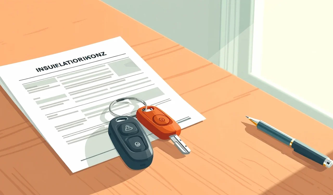 Moderné biele auto zaparkované na ulici pred obytným domom počas noci
