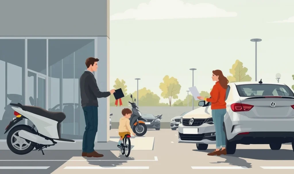 Nabíjanie moderného elektromobilu na nabíjacej stanici pri ceste