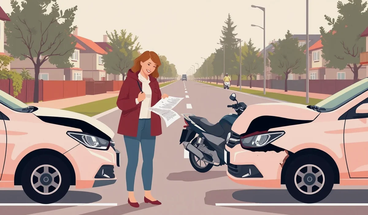Policajná hliadka dokumentuje nehodu na ceste a spisuje úradný záznam